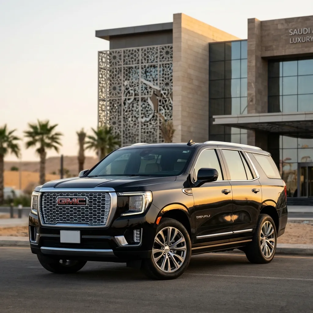 Comfortable GMC Yukon fleet vehicle used for private transfers
