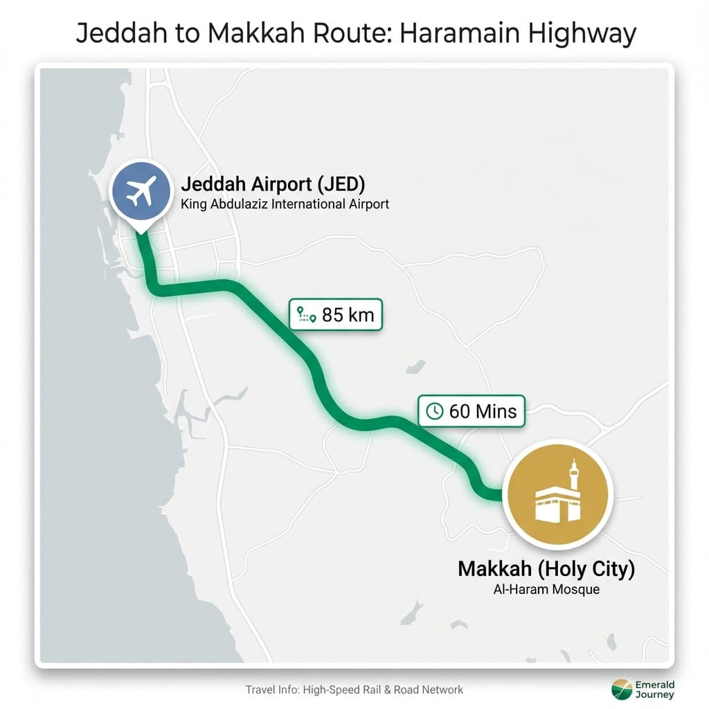 Jeddah to Makkah