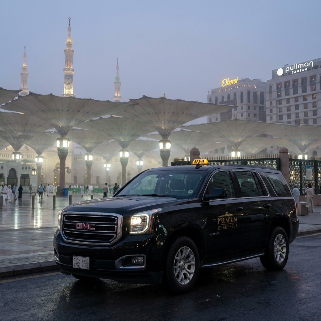 Prophet's Mosque in Madinah - Professional Ziyarat tour service and Umrah taxi from Makkah to Madinah