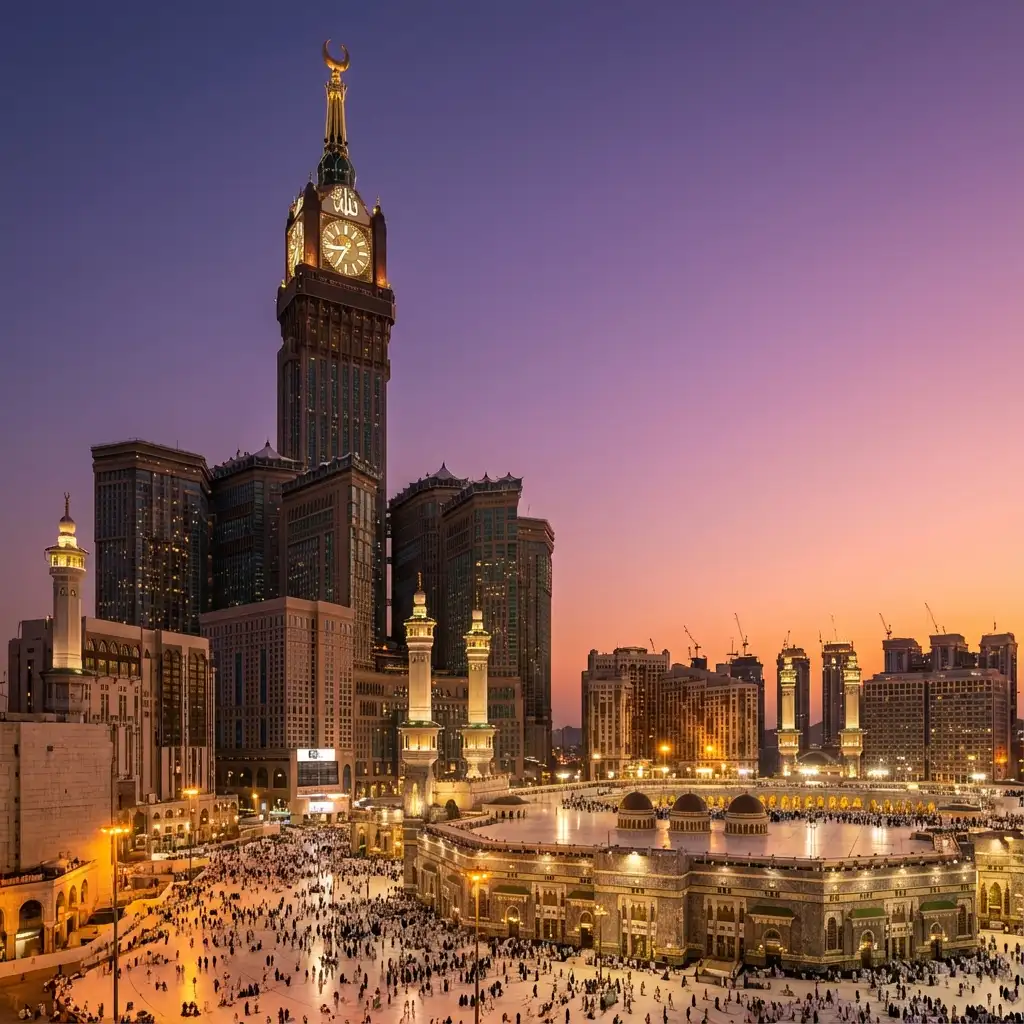 Clock Tower at Dusk
