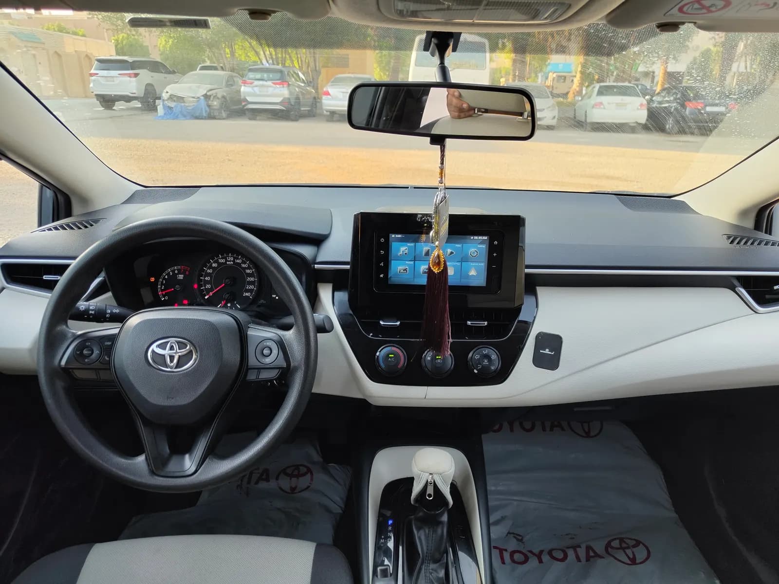 Ghulam 's vehicle — Dashboard