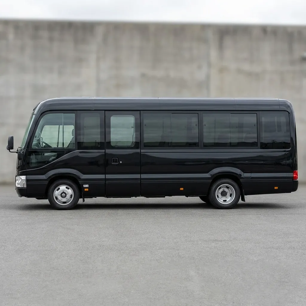 Toyota Coaster - Reliable taxi service in Saudi Arabia for 17 people